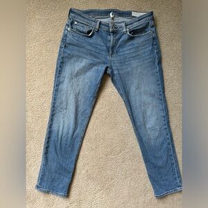 rag & bone Dre low-rise ankle slim boyfriend - size 29